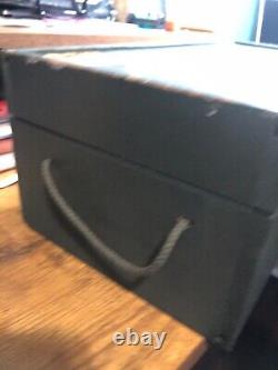 Vintage Hasbro G I Joe 1964 Foot Locker Guitar Amplifier battery powered 10watts