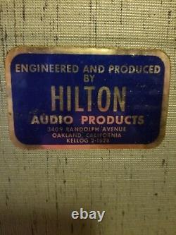 Vintage Hilton Speaker w JBL D123