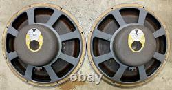Vintage JBL D130F Matched Pair 15 Speakers