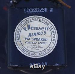 Vintage Jensen ALNiCo 5 PM Speaker Concert Series 15 P10Q Guitar Amplifier Amp
