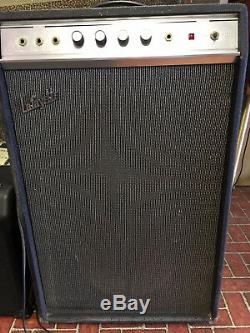 Vintage Lafayette Univox Tube Guitar Combo Amp 2x10 Jensen Speakers