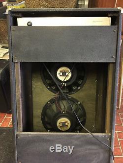 Vintage Lafayette Univox Tube Guitar Combo Amp 2x10 Jensen Speakers
