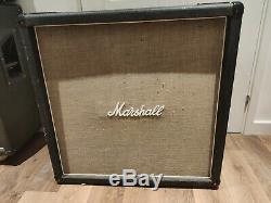 Vintage Marshall 1960B 4x12 speaker cabinet with Rare vintage Celestion G12M-25