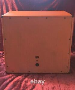Vintage Orange 4x12 Speaker Cabinet 1972 Celestion G12H