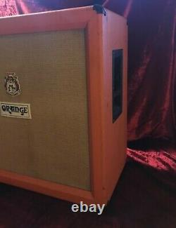 Vintage Orange 4x12 Speaker Cabinet 1972 Celestion G12H