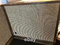 Vintage Pair GE SP-20B Wireless Extension Speakers with Tube Amplifiers Guitar Amp