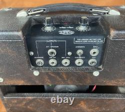 Vintage Rock Amps Petros 1 Battery Powered Guitar Amplifier Working
