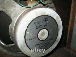 Vintage Rola Celestion G12-80 8 Ohm Speaker Made in England Good Used Condition