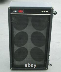 Vintage Sunn 610L 6x10 Guitar Cab 6 x 10 Speakers