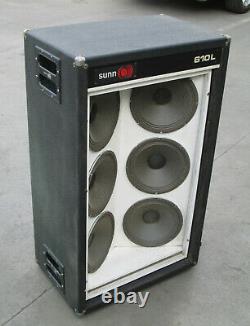 Vintage Sunn 610L 6x10 Guitar Cab 6 x 10 Speakers