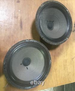 Vintage T1692 G12L Celestion Greenback Pair of 12 Speakers 1976 1777 Marshall