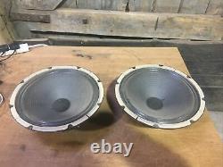 Vintage pair of Speakers Px/30 1200x Z=8 IREL Italy Vox Ac30 Guitar Amp 60s 70s