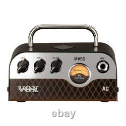 Vox MV50-AC Compact Head Guitar Amplifier Equipped with Nutube 6P1