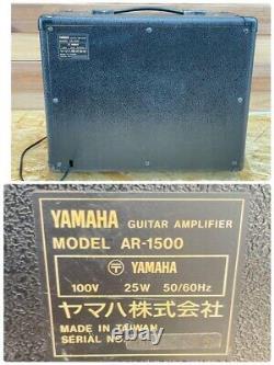 YAMAHA AR-1500 Guitar Amplifier Combo Black 25W 20cm Speaker VG Cond Used F/S