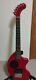 Zo-3 Electric Guitar Red F/s Built-in Amplifier And Speaker
