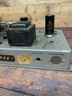 1940 Rca Mi-12156 Amplificateur D'amplificateur De Tube De 15 Watt Pa Pour Guitare Puissance Non Testée Up