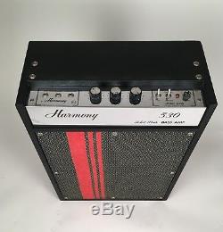 1960 Harmony 530 Solid State Basse Ampli Avec 1x15 Jensen Président