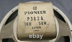 1960' Pioneer P382a 15 Speaker 16 Ohms 50w Amplifieur De Guitare Teisc0 Checkmate