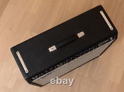 1966 Fender Super Reverb Panneau Noir Vintage Tube Amp Ab763 Avec Haut-parleurs En Céramique
