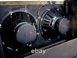 1967 Fender Twin Reverb Blackface Vintage Tube Amp 2x12 Avec Haut-parleurs Oxford 12t6