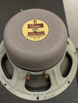 1971 Jensen Concert 1968 Vibranto LMI 122 Haut-parleur Bassman 12'' Paire Vintage #89