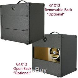 1x12 Cabinet Guitar Speaker Extension Avec 8 Ohms Celestion Cls Plomb 80 Bk Tolex