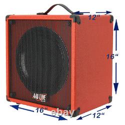 1x12 Guitar Speaker Extension Cabine Avec 8 Ohms Celestion Vintage 30 Hot Red Tolex