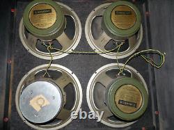 4 X Celestion Speaker G12h-30 Pulsonic-cône 003 Vintage
