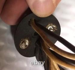 50s Fender Haut-parleur Cordon/câble Pour Amp(connecte Aux Haut-parleurs) Possiblement Bandmaster