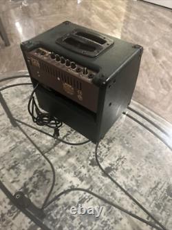 AMPLIFICATEUR ACOUSTIQUE EN BOIS ANCIEN CA15 15W Guitare TESTÉ FONCTIONNE