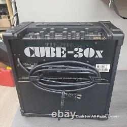 AMPLIFICATEUR COMBO DE GUITARE ROLAND CUBE-30X NOIR