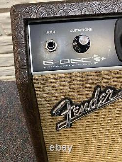 AMPLIFICATEUR ÉLECTRIQUE FENDER G-DEC 30 TESTÉ, MODÉLISATION DE GUITARE, ENTRAÎNEUR DE RYTHME