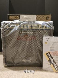AMPLIFICATEUR INSTRUMENT ACOUTIQUE BEHRINGER ULTRACOUSTIC ACX450 45W 2 CANAUX N'AYANT JAMAIS ÉTÉ UTILISÉ