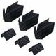 Accessoires Audio Boîte à Haut-parleur En Plastique Amplificateur De Guitare Noir Paquet De 36