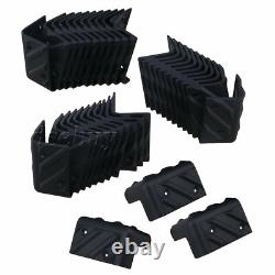 Accessoires audio boîte à haut-parleur en plastique amplificateur de guitare noir paquet de 36