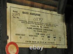 Alamo Vintage Tube Bass Ampli Guitare USA Original, Modele 2569, Jensen Enceinte