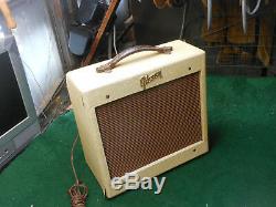 Ampli Gibson Les Paul Junior Des Années 1950 Ga-5 Super Nice Haut-parleur Jensen Original