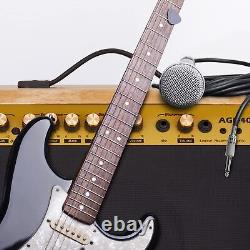 Ampli Guitare Électrique LyxPro 40W, Amplificateur de Guitare avec Haut-Parleur Intégré Naturel