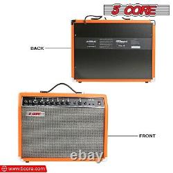 Ampli de guitare électrique 5Core 40W, amplificateur de guitare avec haut-parleur intégré