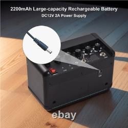 Ampli de guitare électrique Rowin 15 W avec enceinte Bluetooth sans fil, ampli de guitare acoustique avec JUYZ