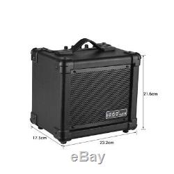 Amplificateur 10w + Bt T0x3 De Haut-parleurs D'amplificateur De Guitare Électrique Sans Fil Portatif
