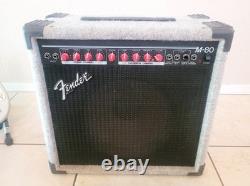 Amplificateur Combo Fender M-80 Watt avec Haut-parleur de 12 pouces et Pédale de Contrôle Fabriqué aux États-Unis Amp M80