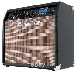 Amplificateur Combo Guitare Rockville G-AMP 40 Amp Bluetooth/Mic In/USB/Pédale