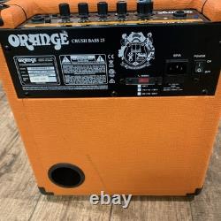 Amplificateur Combo Orange Crush Bass 25 en Excellent État