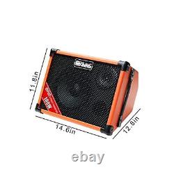 Amplificateur De Guitare Acoustique Alimenté Bp80- Haut-parleur Bluetooth Portable 100w