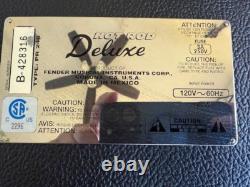 Amplificateur Fender Hot Rod Deluxe 40 Watts PR 246 Noir SR# B428316