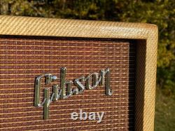Amplificateur Gibson GA-30 RV Invader tweed Jensen en très proche état neuf avec housse de transport