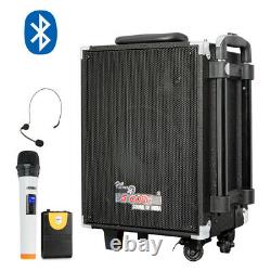 Amplificateur Sans Fil Outdoor Portable Bluetooth Pa System Rechargeable