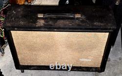 Amplificateur Sears Silvertone Twin Twelve 1484 avec cabinet de haut-parleurs 212 et roulettes
