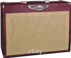 Amplificateur Traynor YCV40WR Vintage 40 Watts 12 pouces pour guitare couleur rouge vin